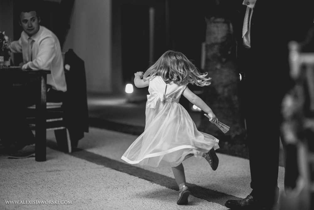 Flower girl dancing