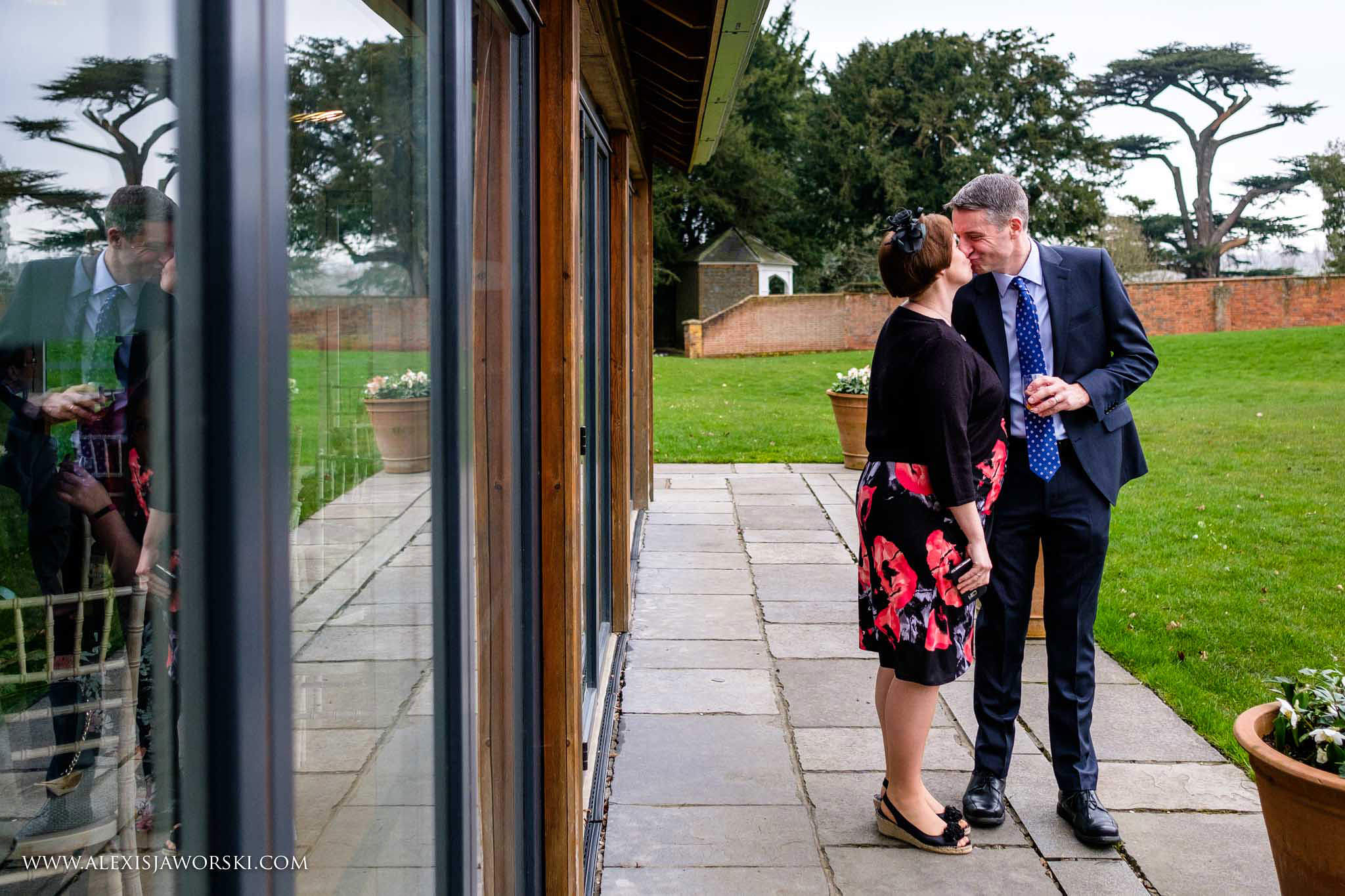 guests having a kiss