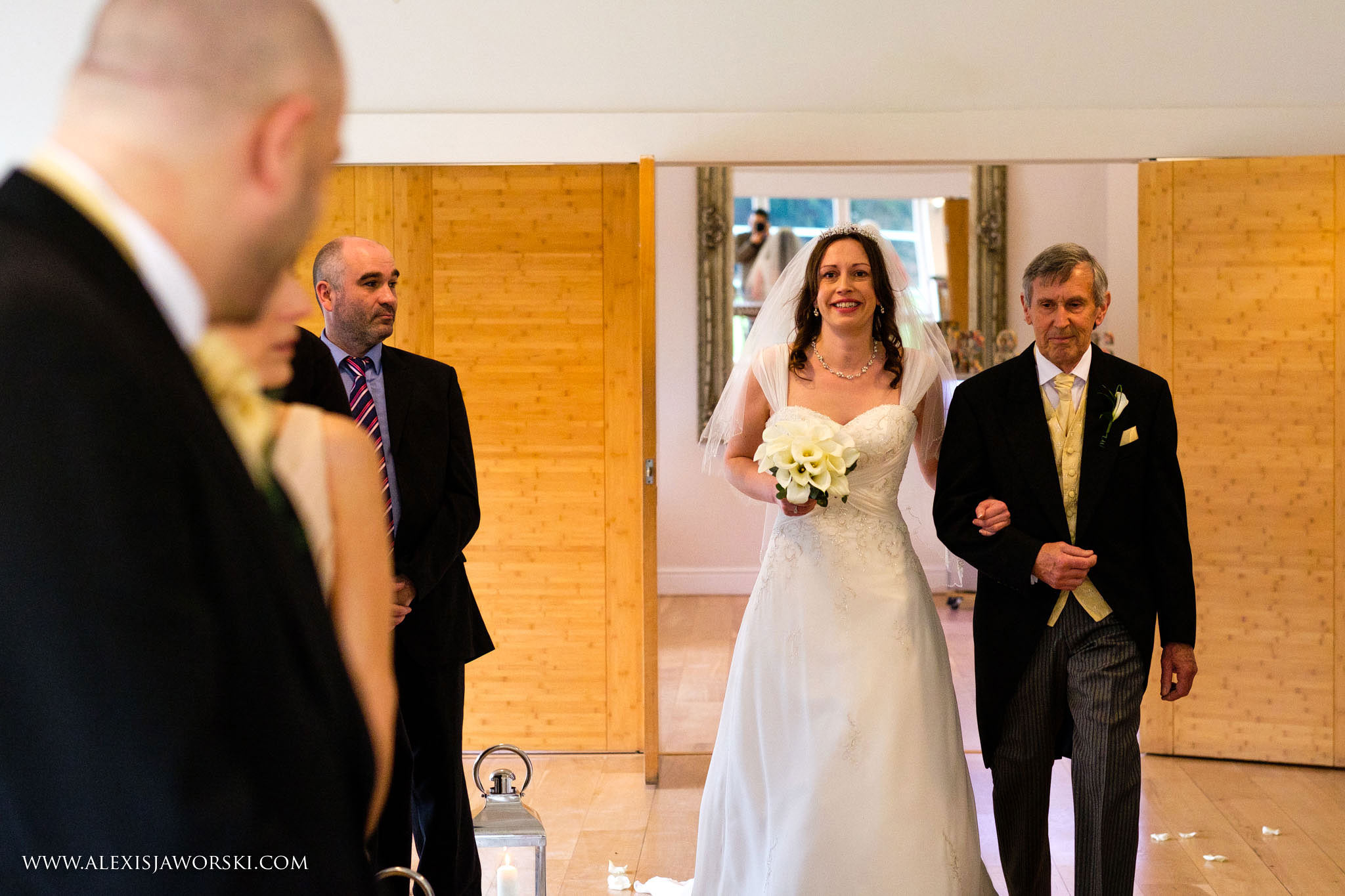 bride walking down the aisle