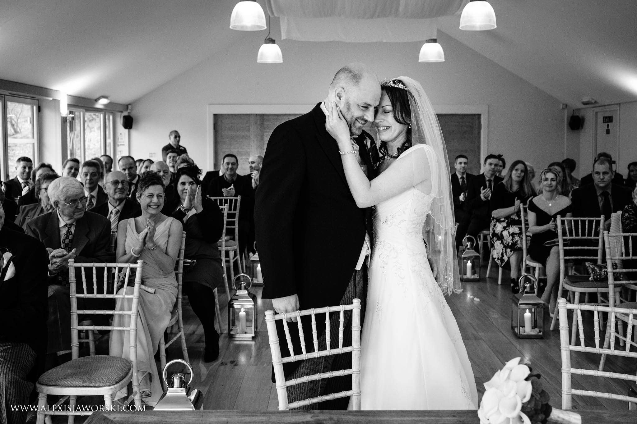 cuddles after the first kiss