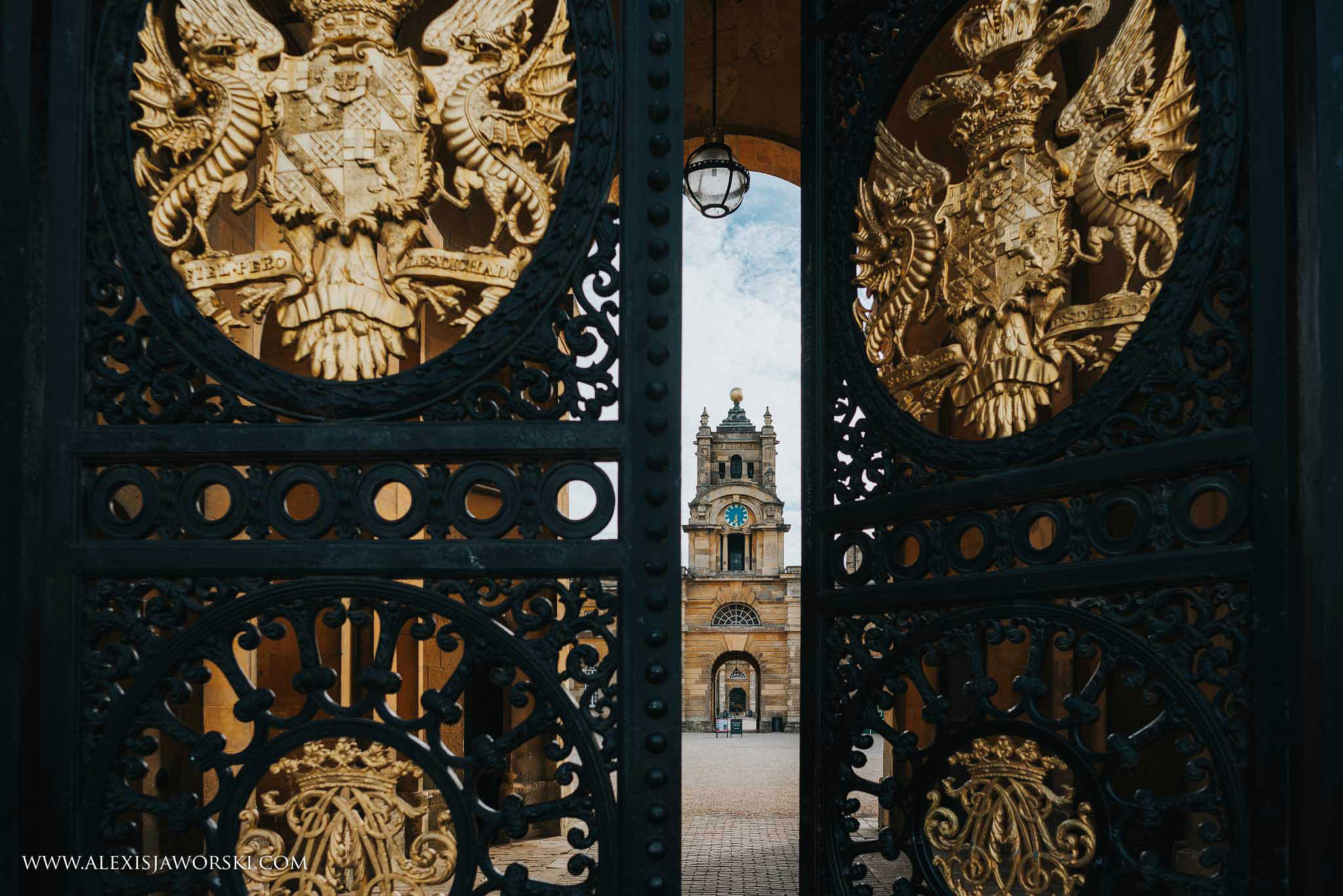 a shot of the palace