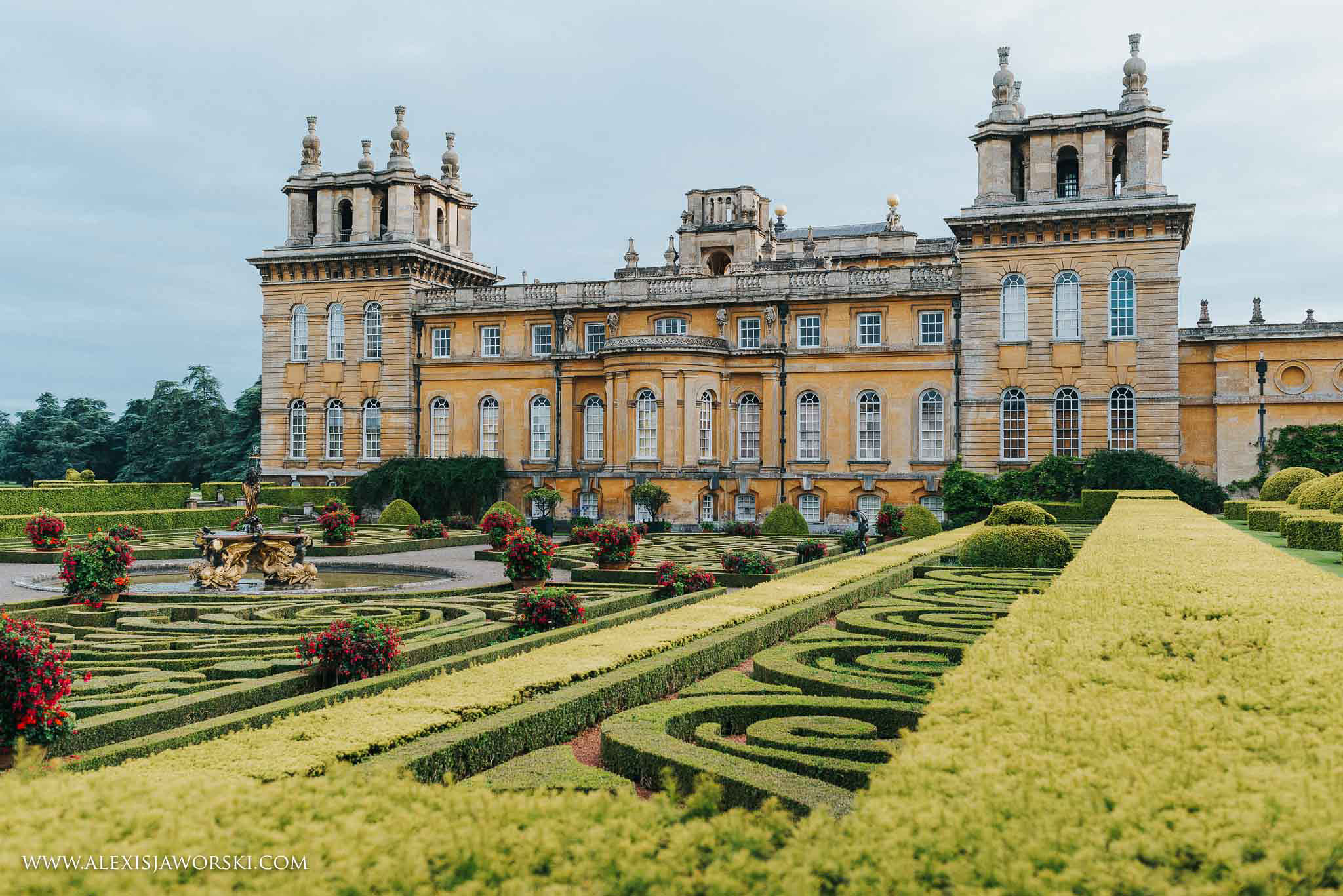 A view of the palace