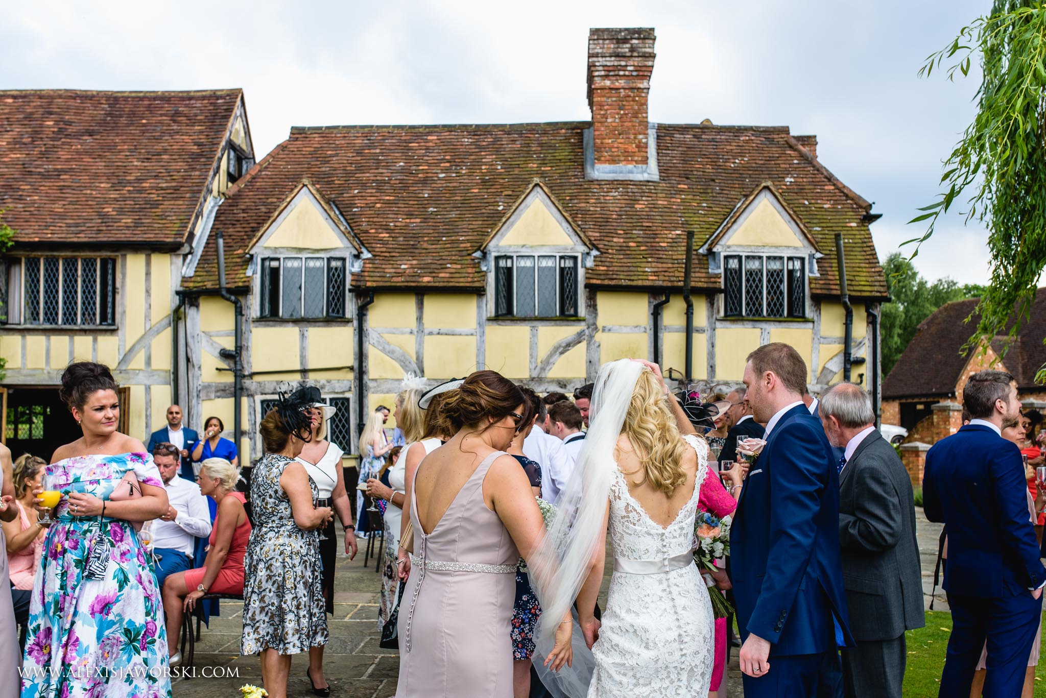 back view of the wedding venue