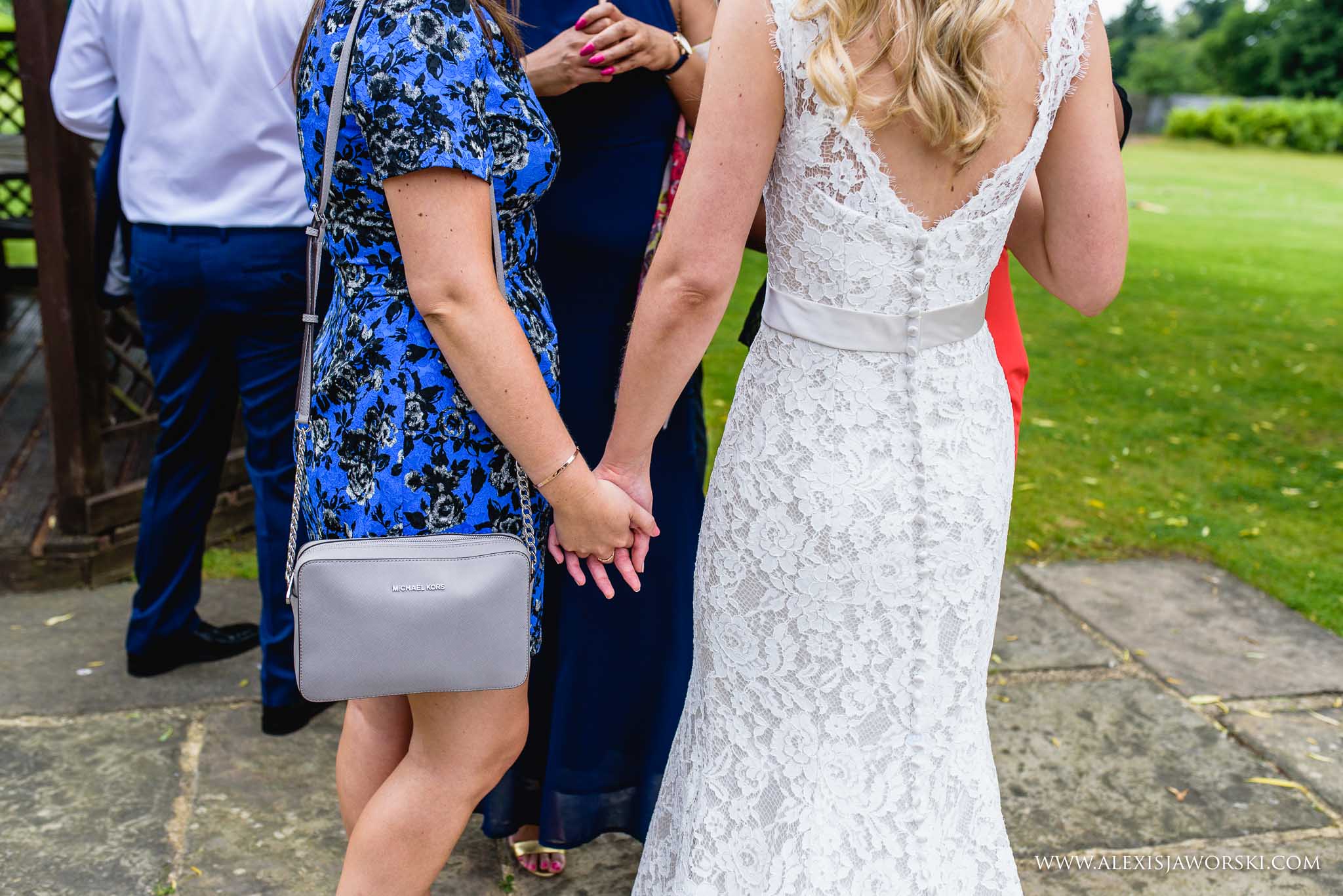 holding hands