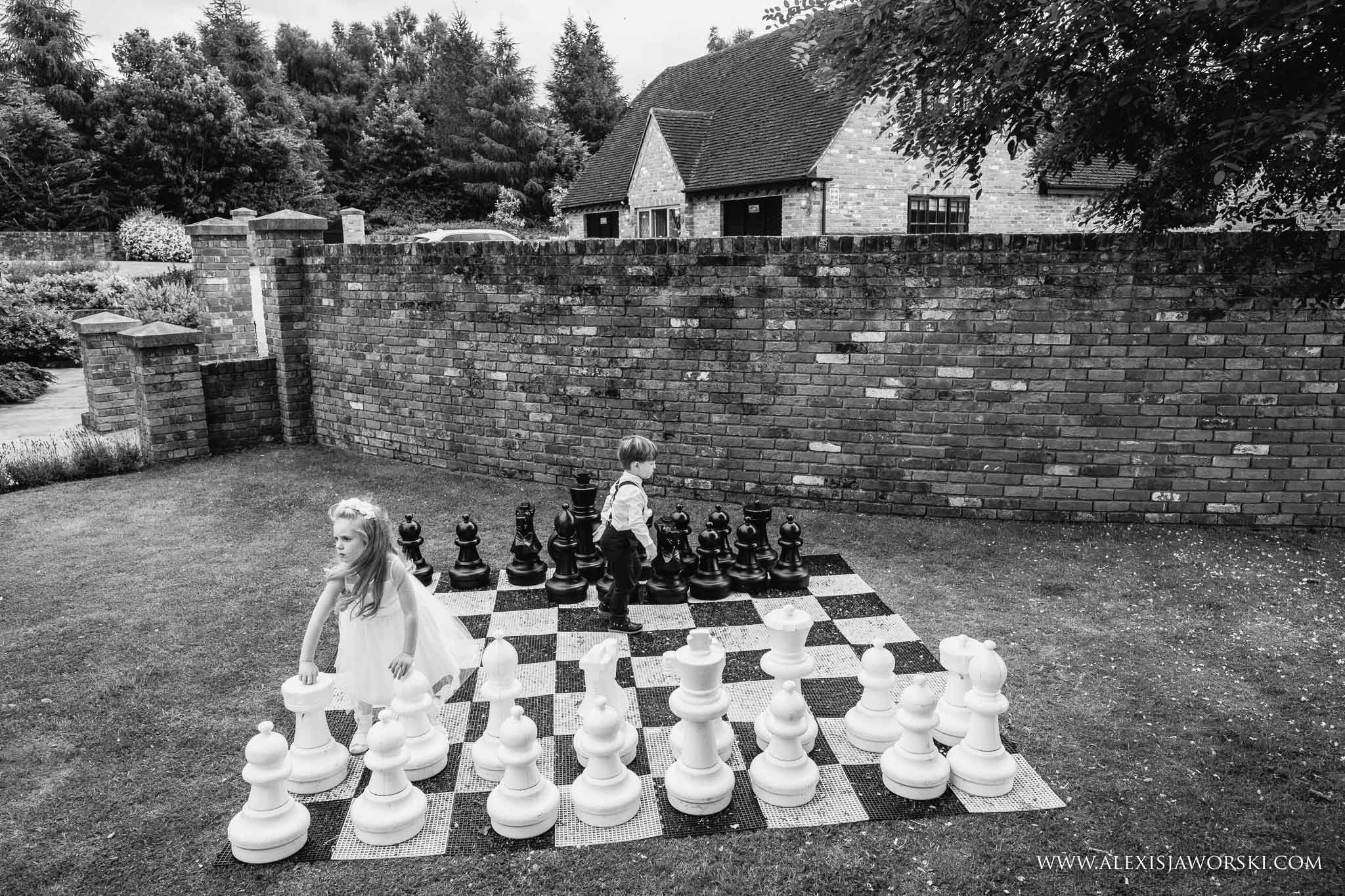 kids playing chess