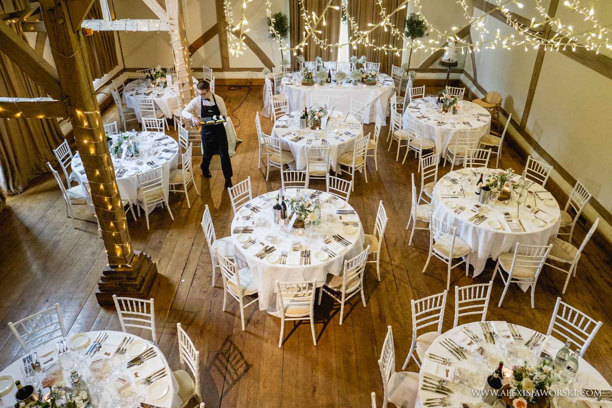 the wedding breakfast room