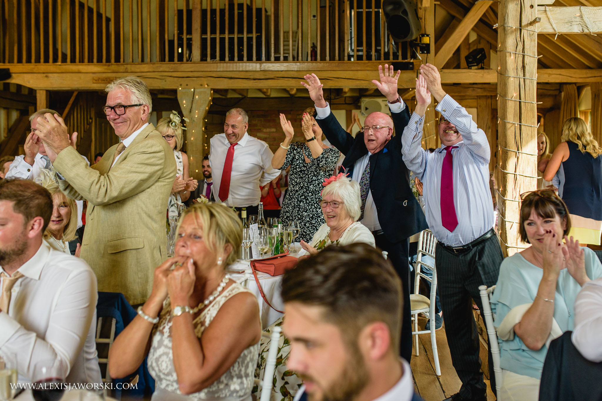 guests clapping