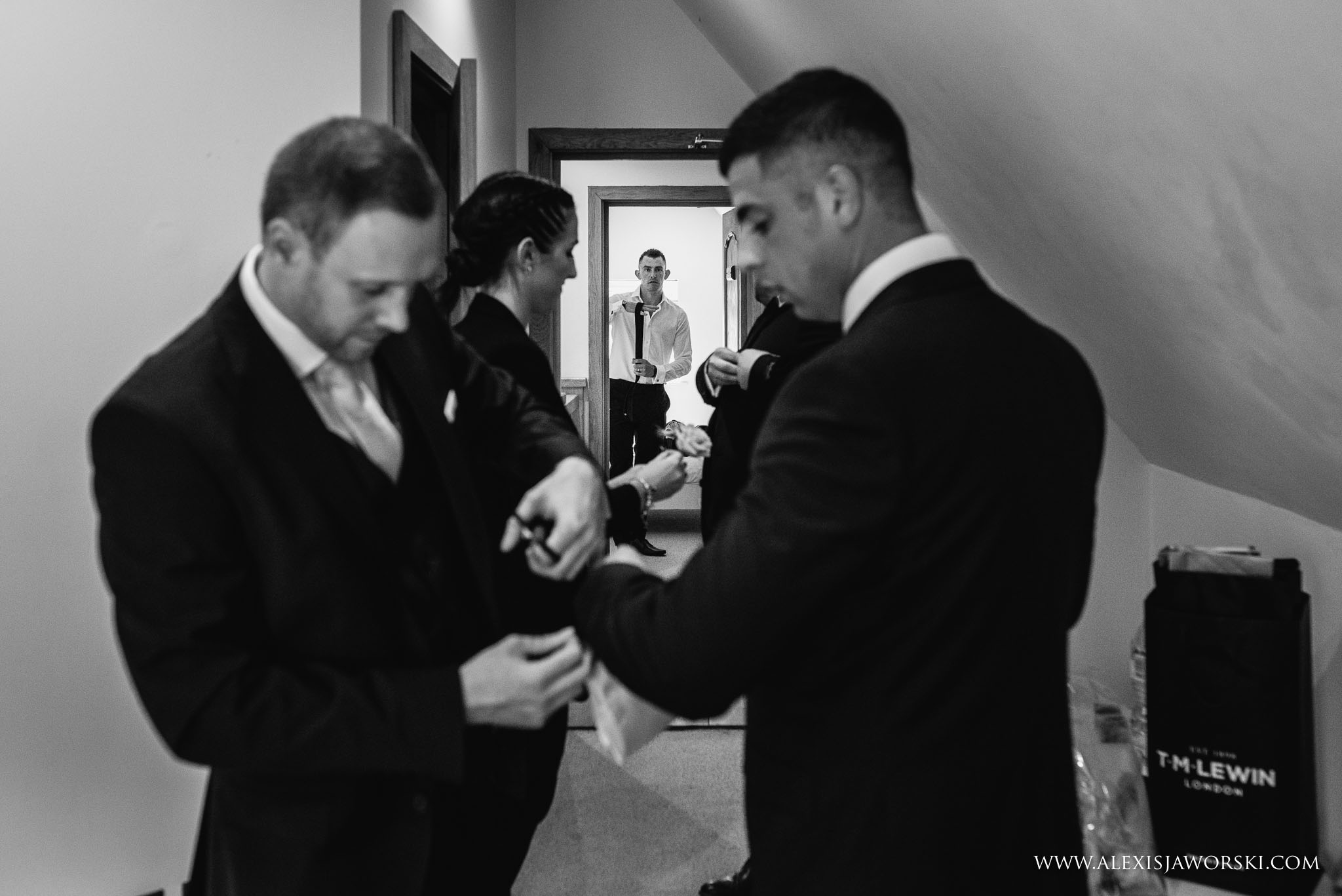 boys getting ready