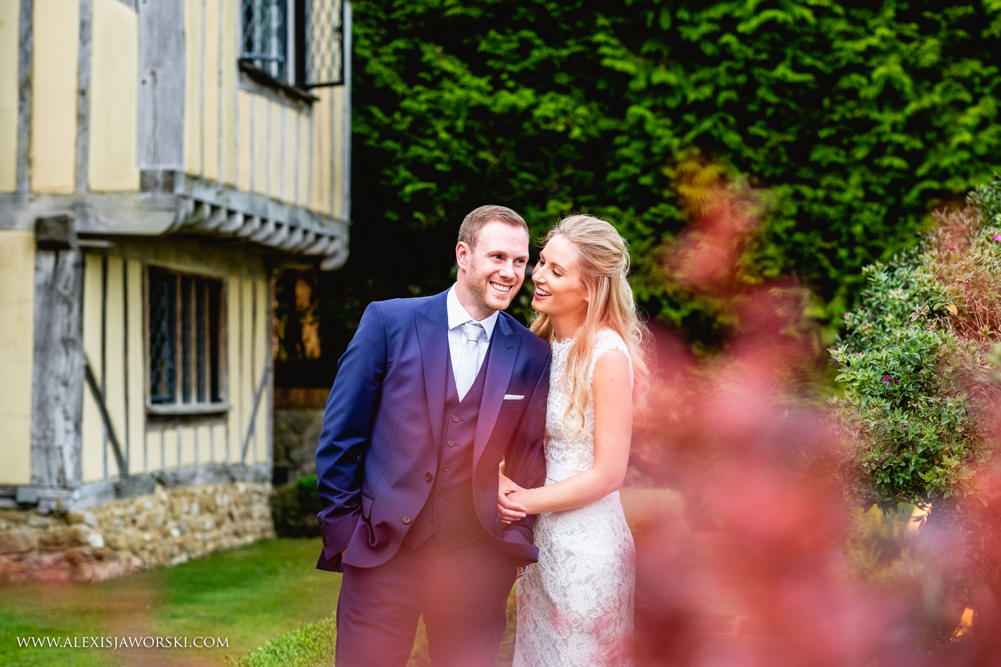 Bride and groom portrait