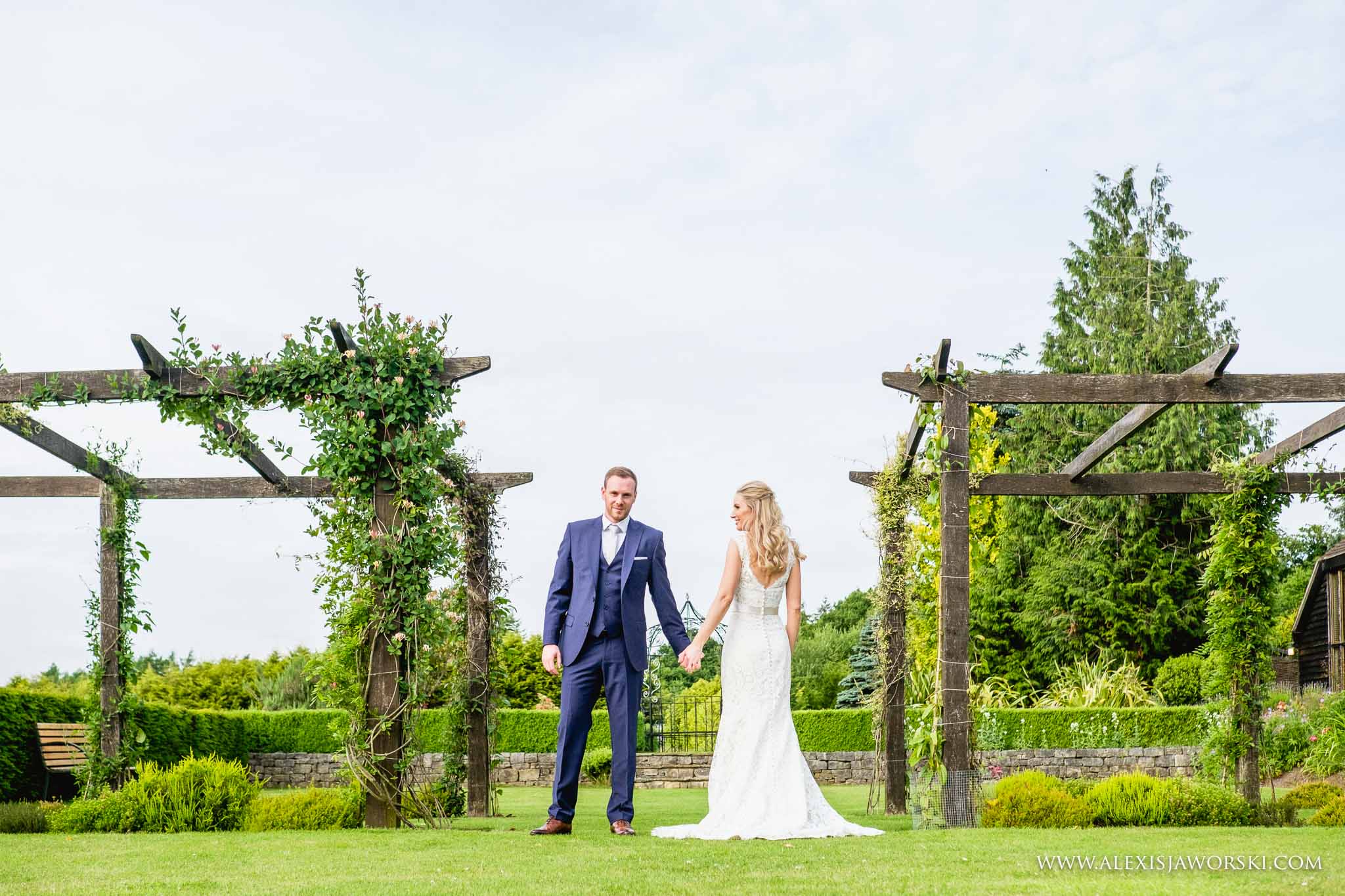 portrait of bride and groom