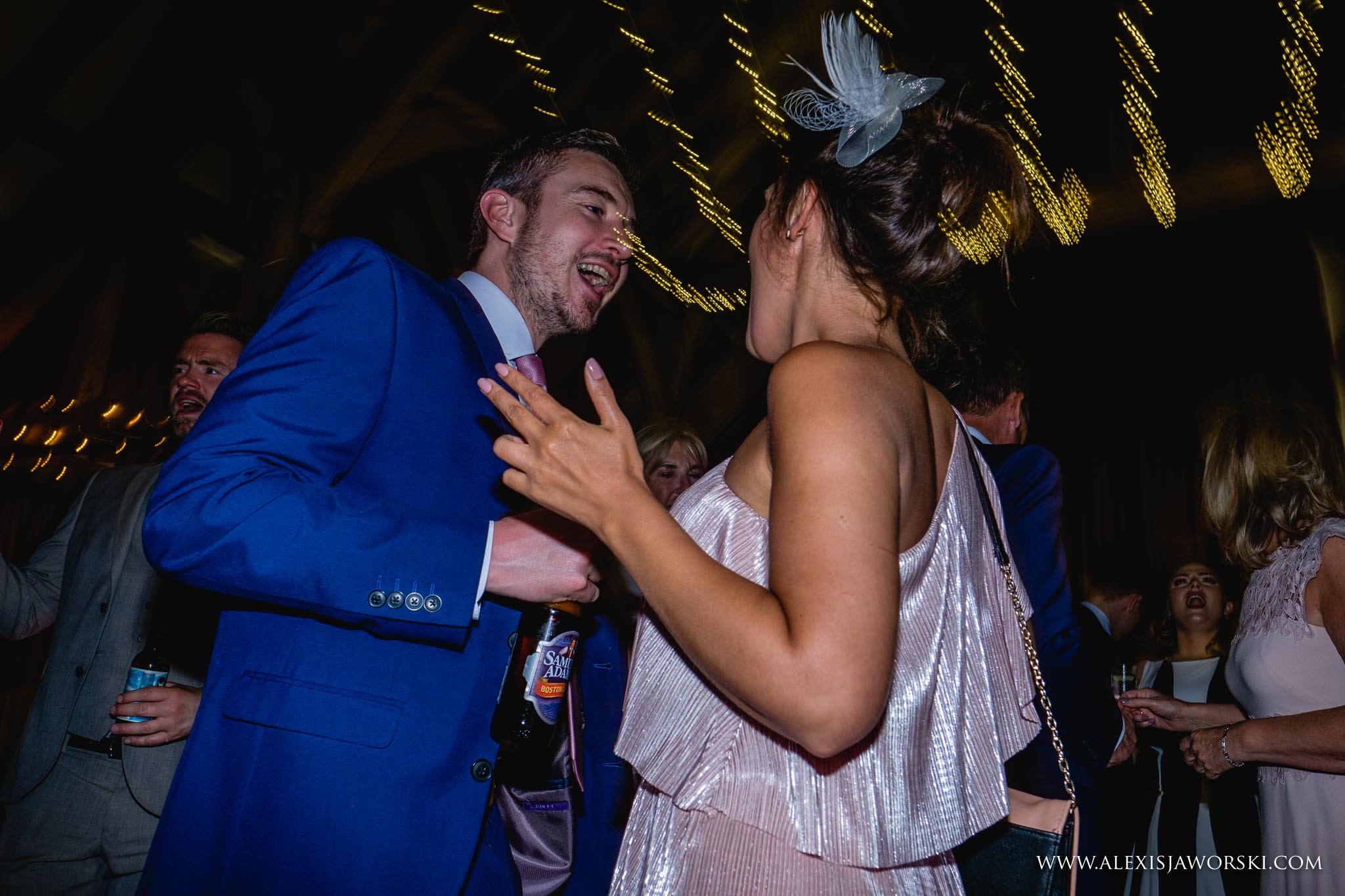 Guests dancing