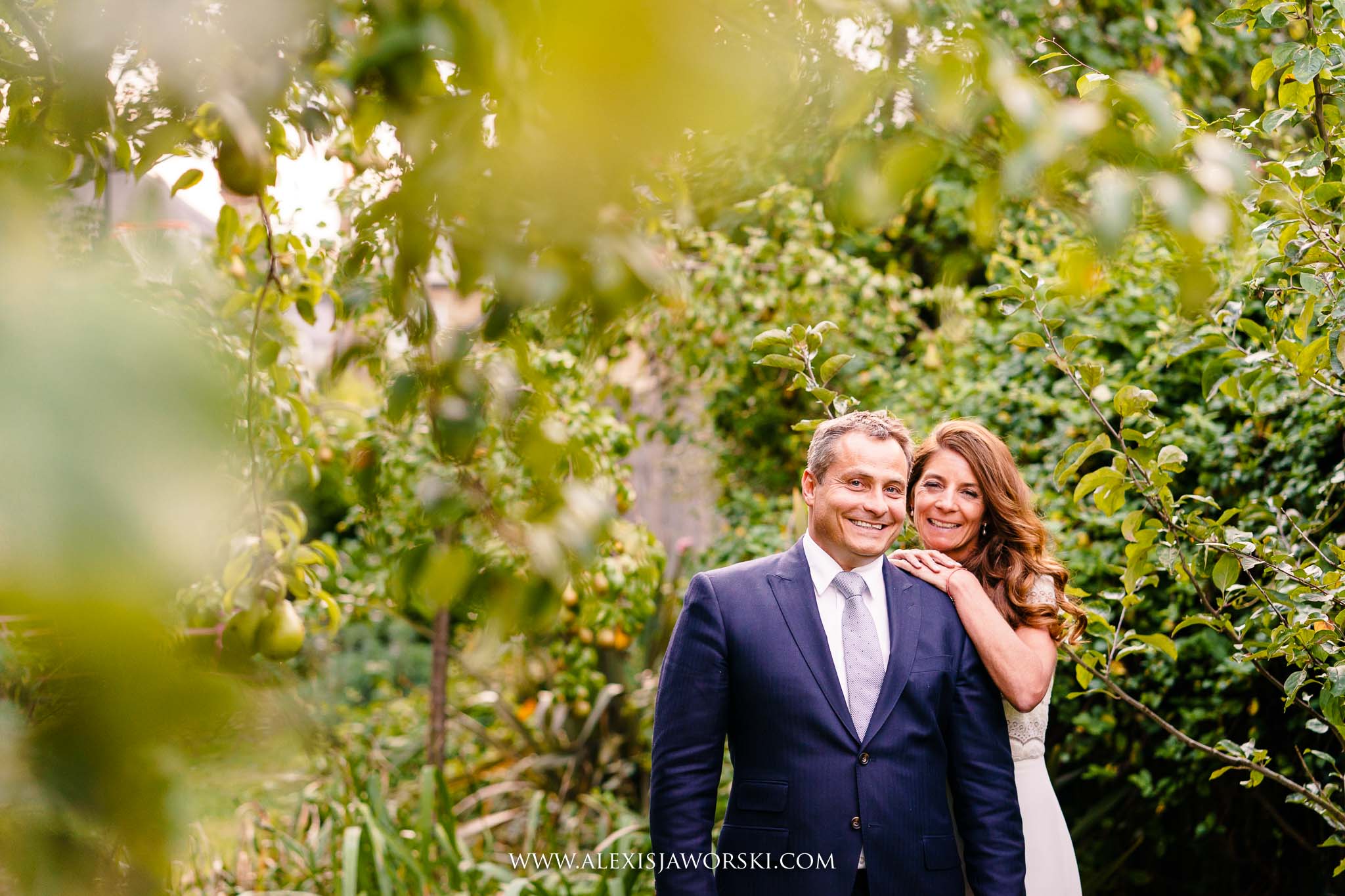 portrait of bride and groom