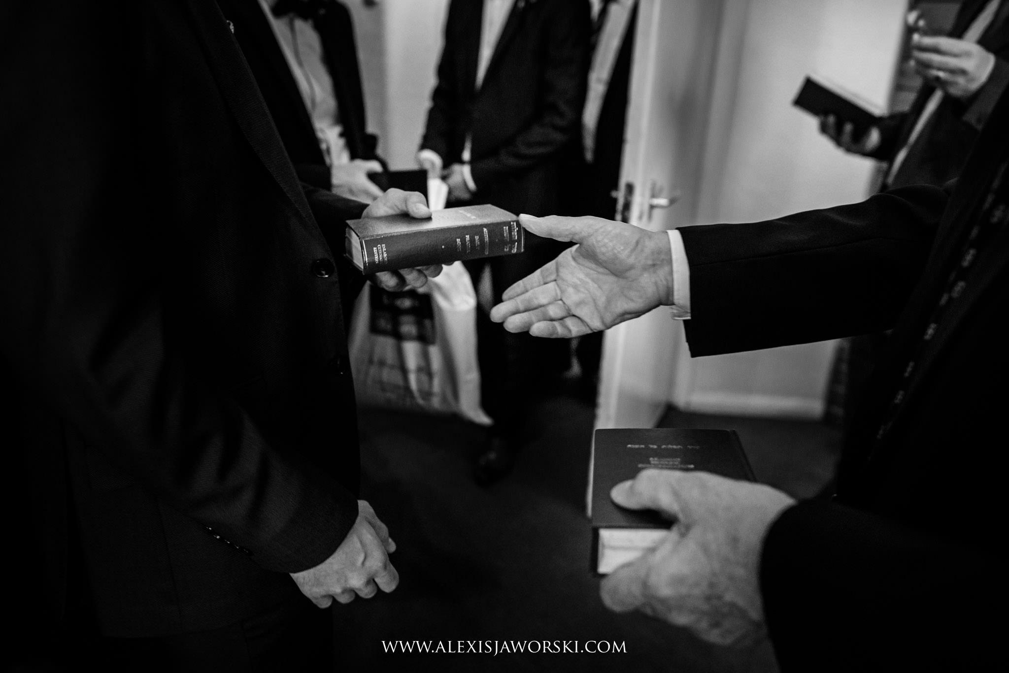 the groom at the synagogue