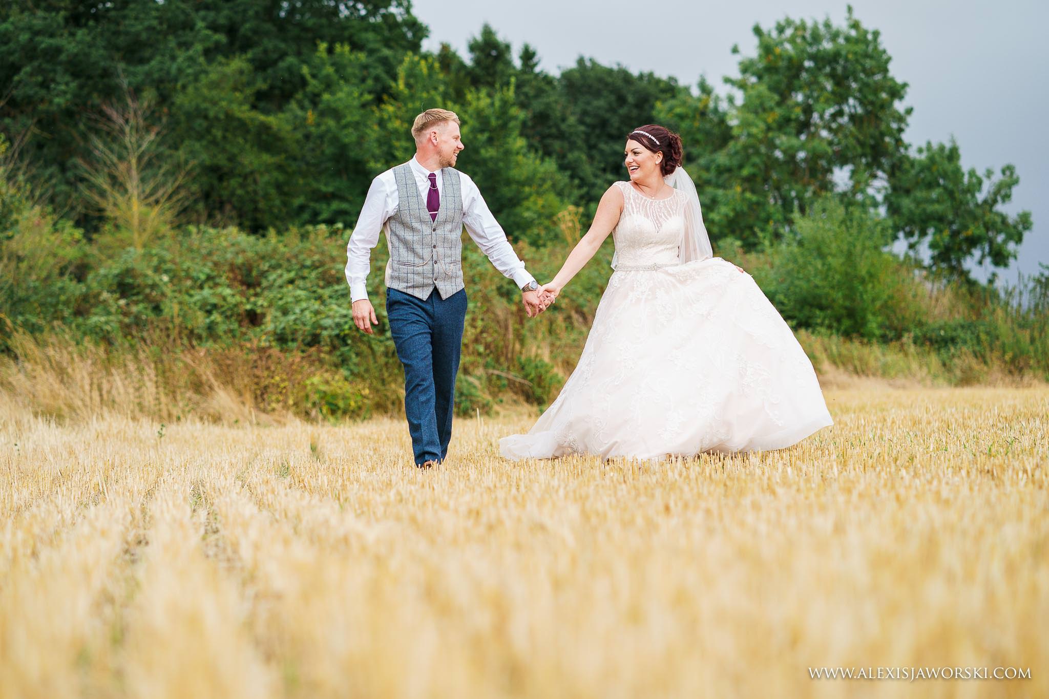 bride and groom portrait